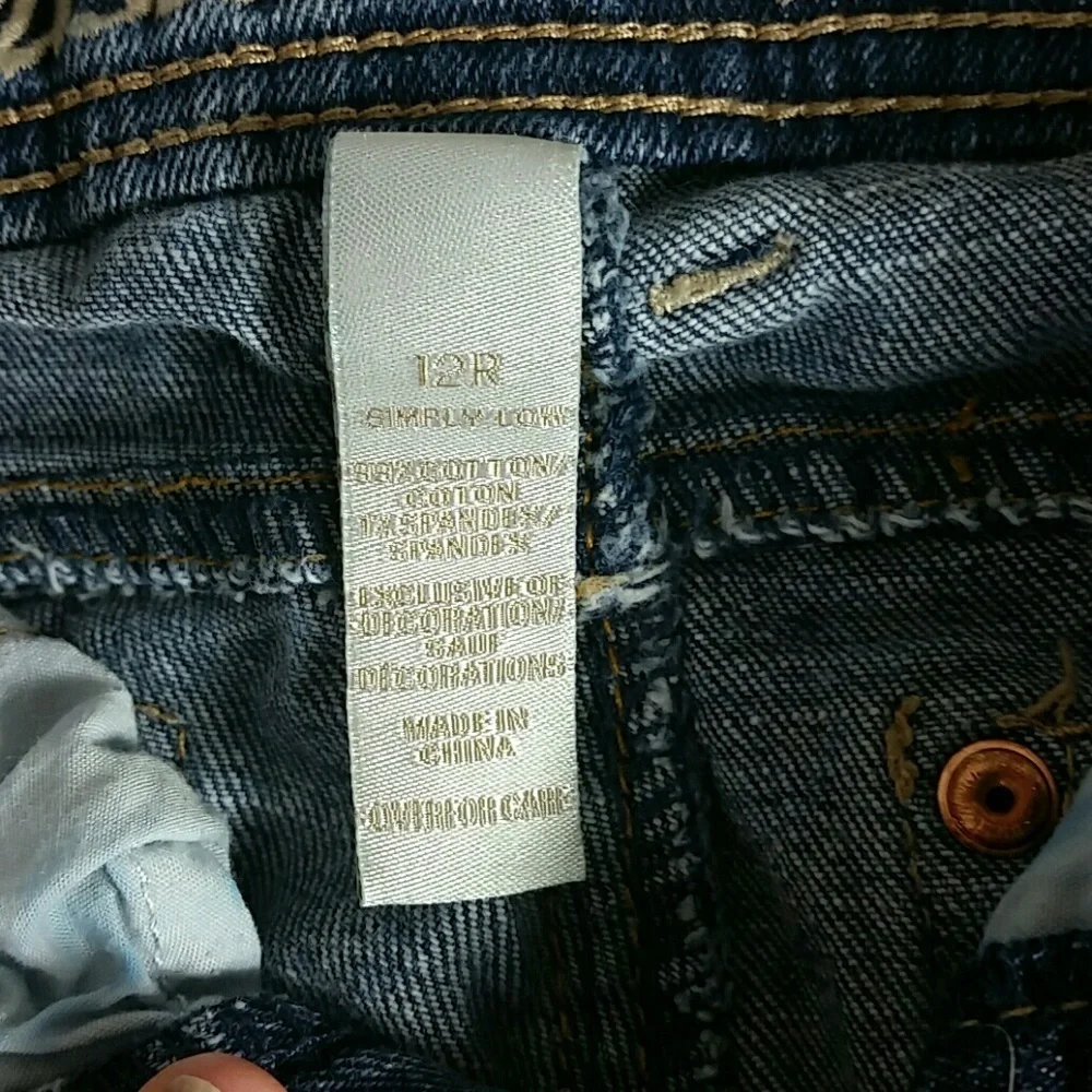 Justice Jeans simply low bootcut stretch 12r